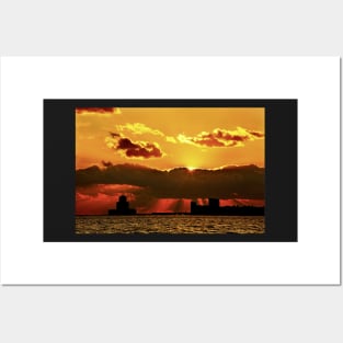 Methoni sunset Posters and Art